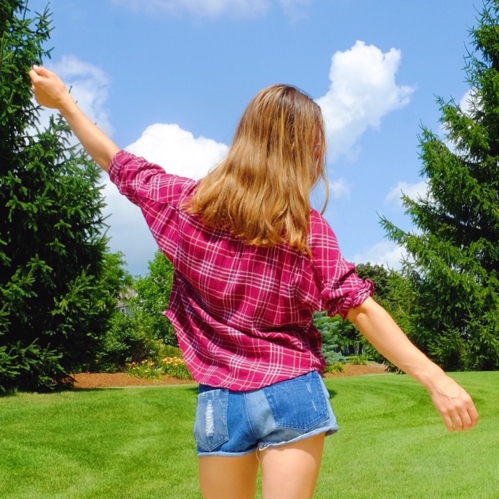 Aeropostale Flannel Top